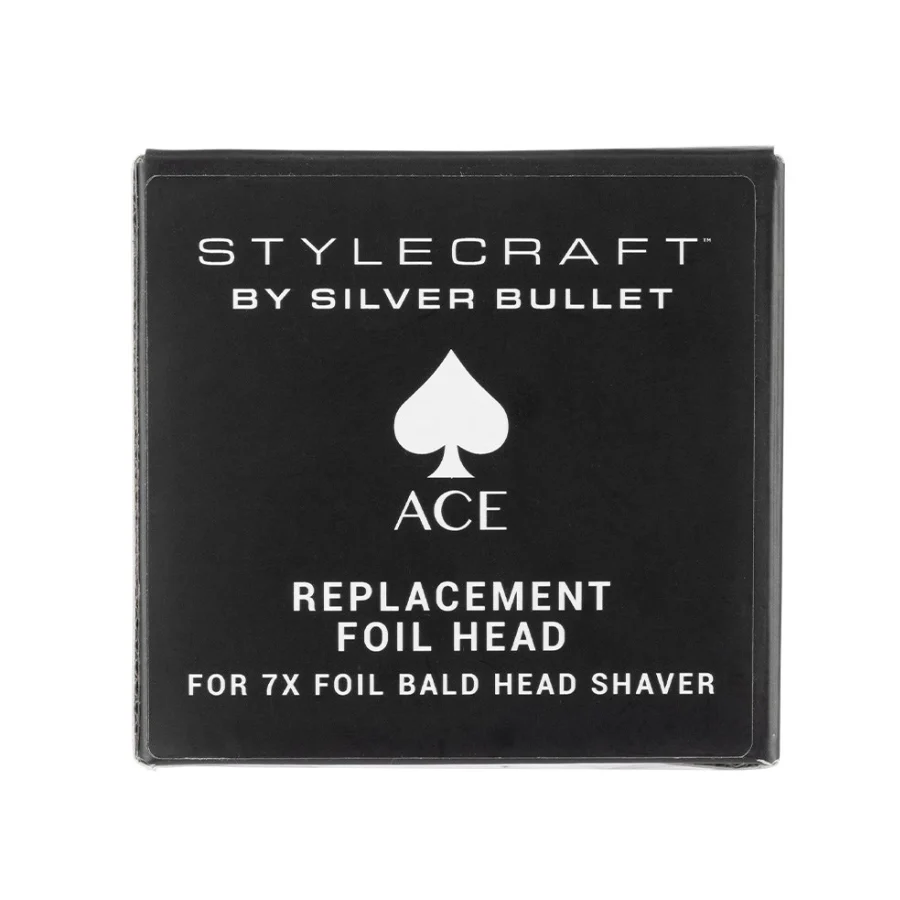 StyleCraft by Silver Bullet Ace 7x Foil Bald Head Shaver Replacement Head - Image 6