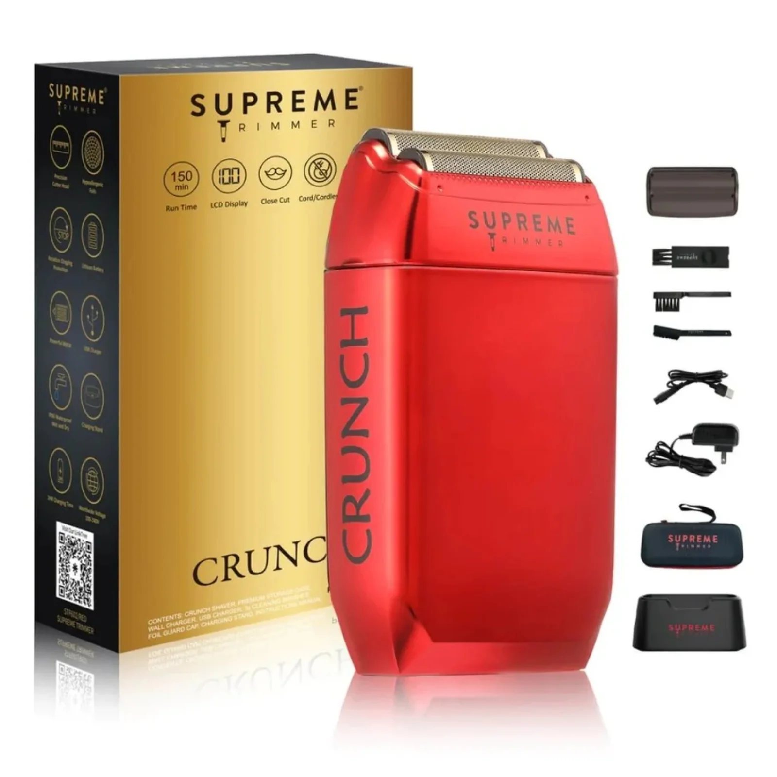 Supreme ST Crunch Mens Foil Shaver - Red - Image 5