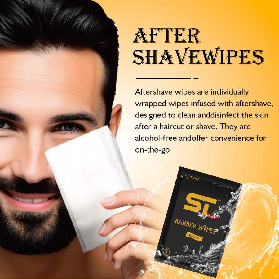 Supreme ST Aftershave Wipes - Image 3