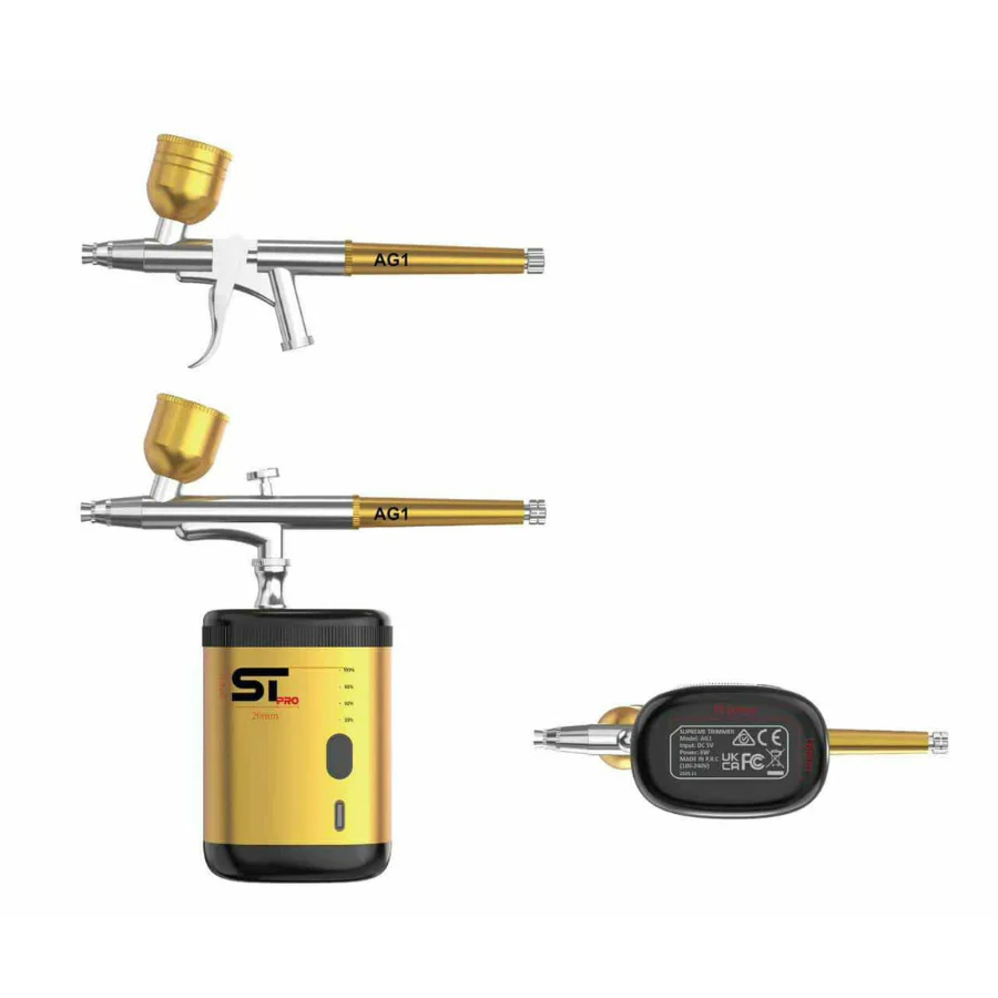 Supreme ST Airbrush Gun Kit - Gold - Image 2