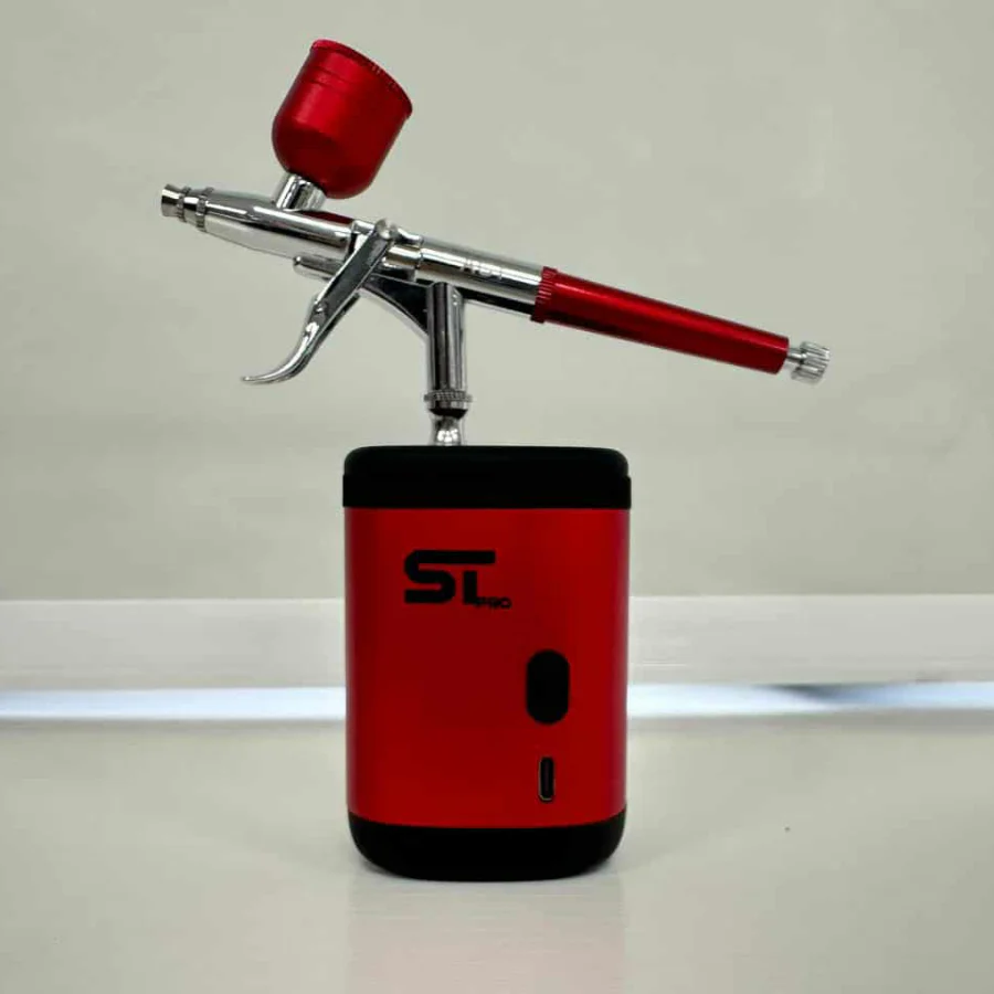 Supreme ST Airbrush Gun Kit - Red - Image 3