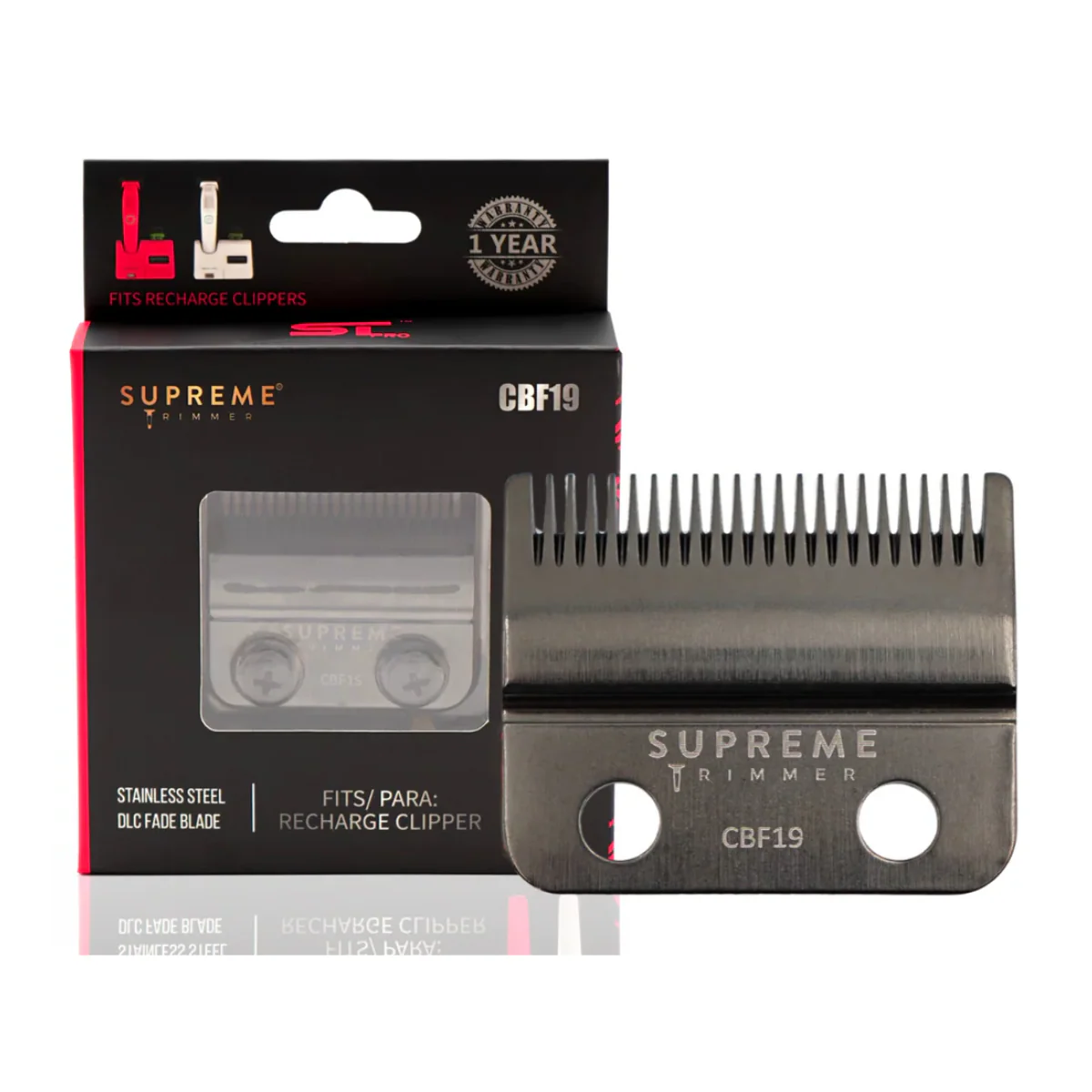 Supreme ST Fade Blade Replacement for Recharge Clipper - Image 7