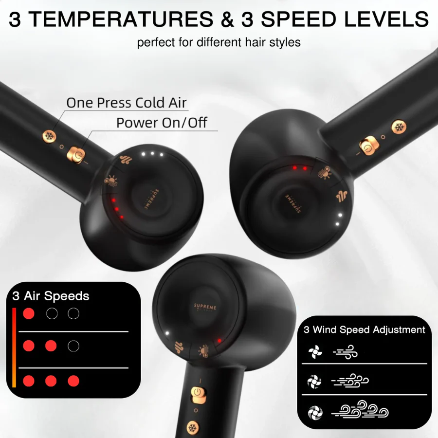 Supreme ST Hair Dryer Kit - Black - Image 4