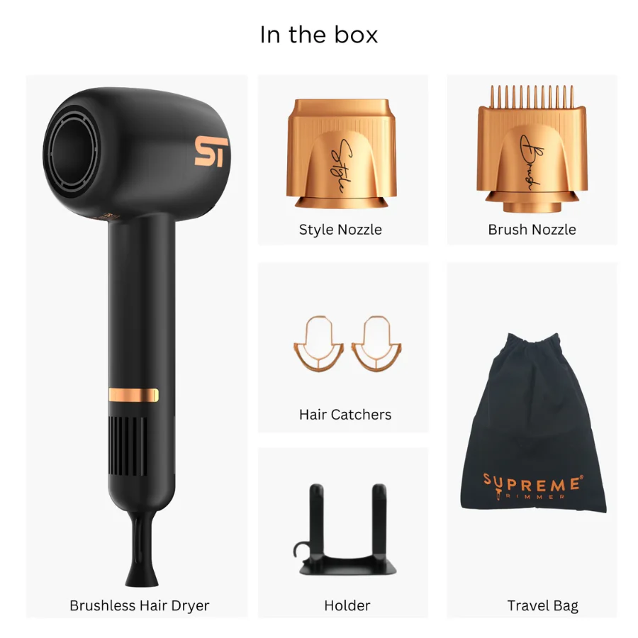 Supreme ST Hair Dryer Kit - Black - Image 6