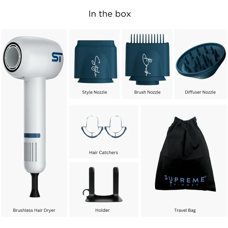 Supreme ST Hair Dryer Kit - White - Image 5