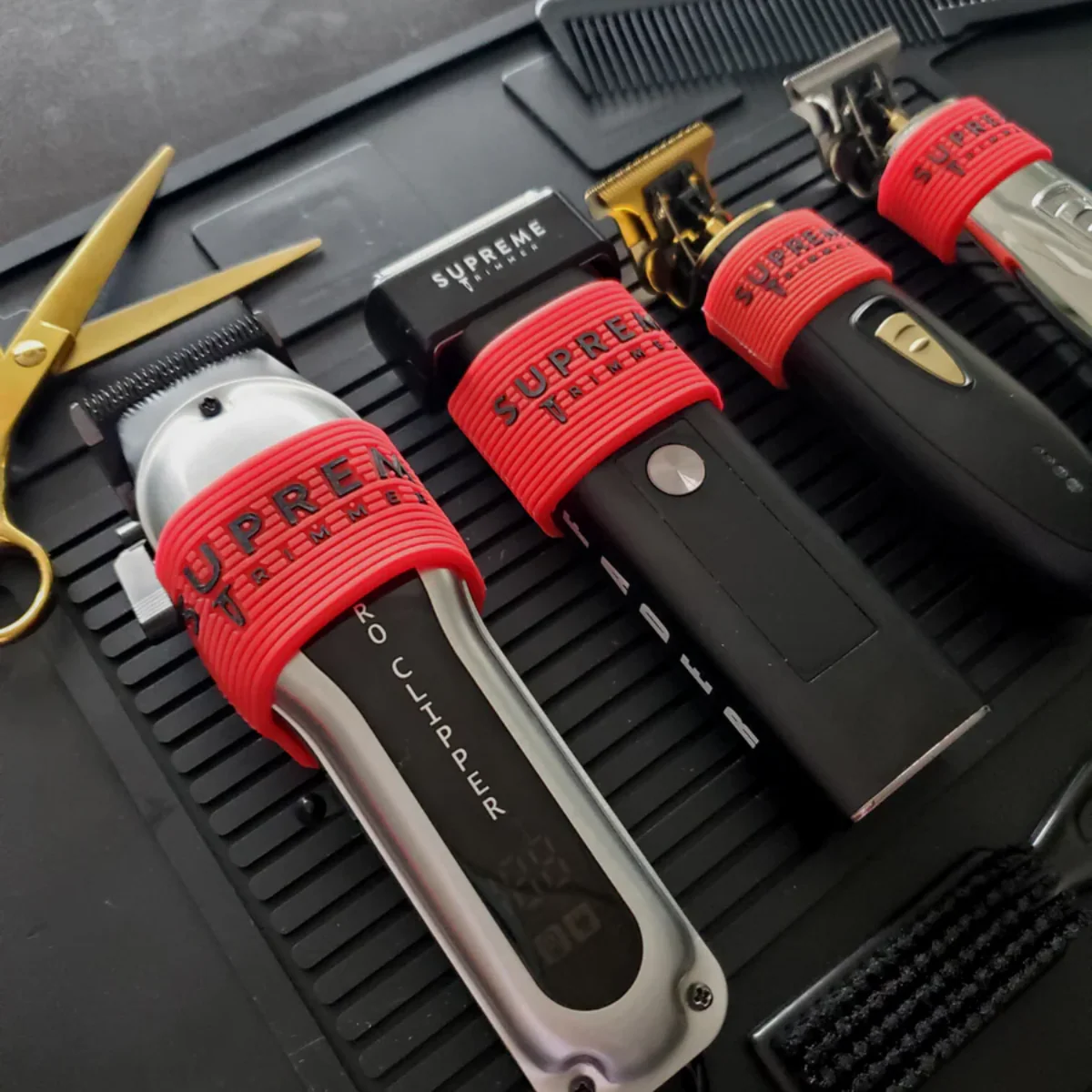Supreme ST Clipper, Trimmer, & Shaver Grippers - Red - Image 2