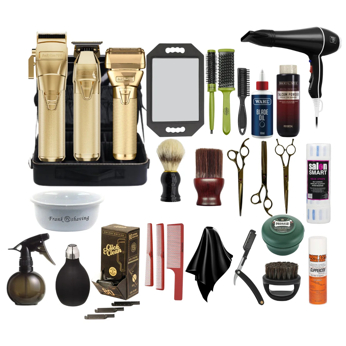 Ultimate Barber Case - BaBylissPRO FXONE GoldFX