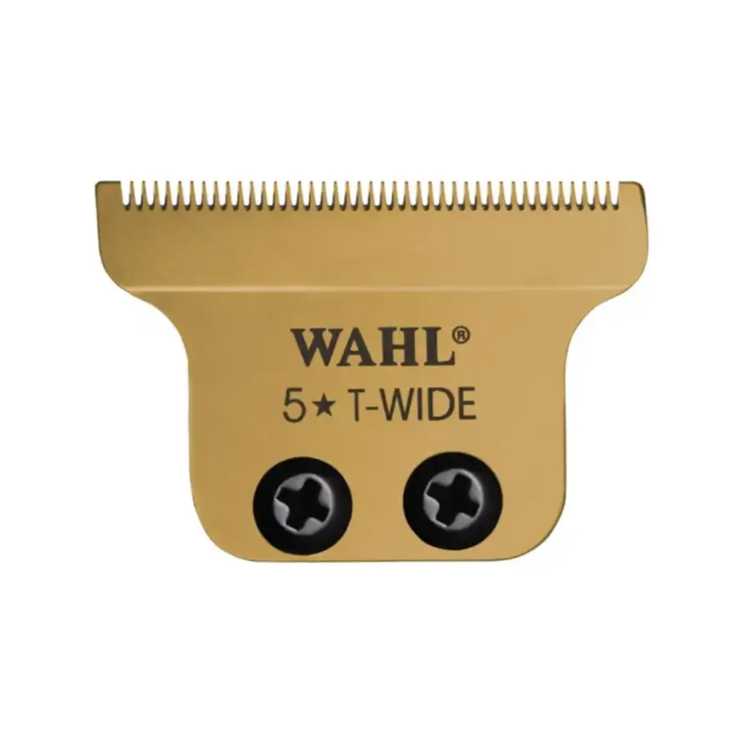 Wahl Gold Titanium DLC T-Wide Cord/Cordless 5 Detailer Blade Set - Image 2