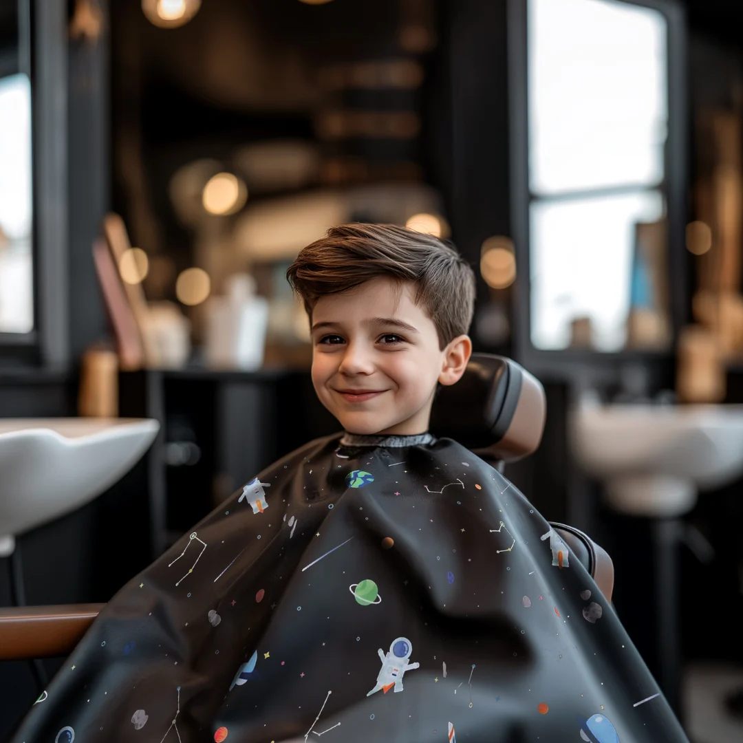 Wahl Kiddy cape – Astronaut Design - Image 3
