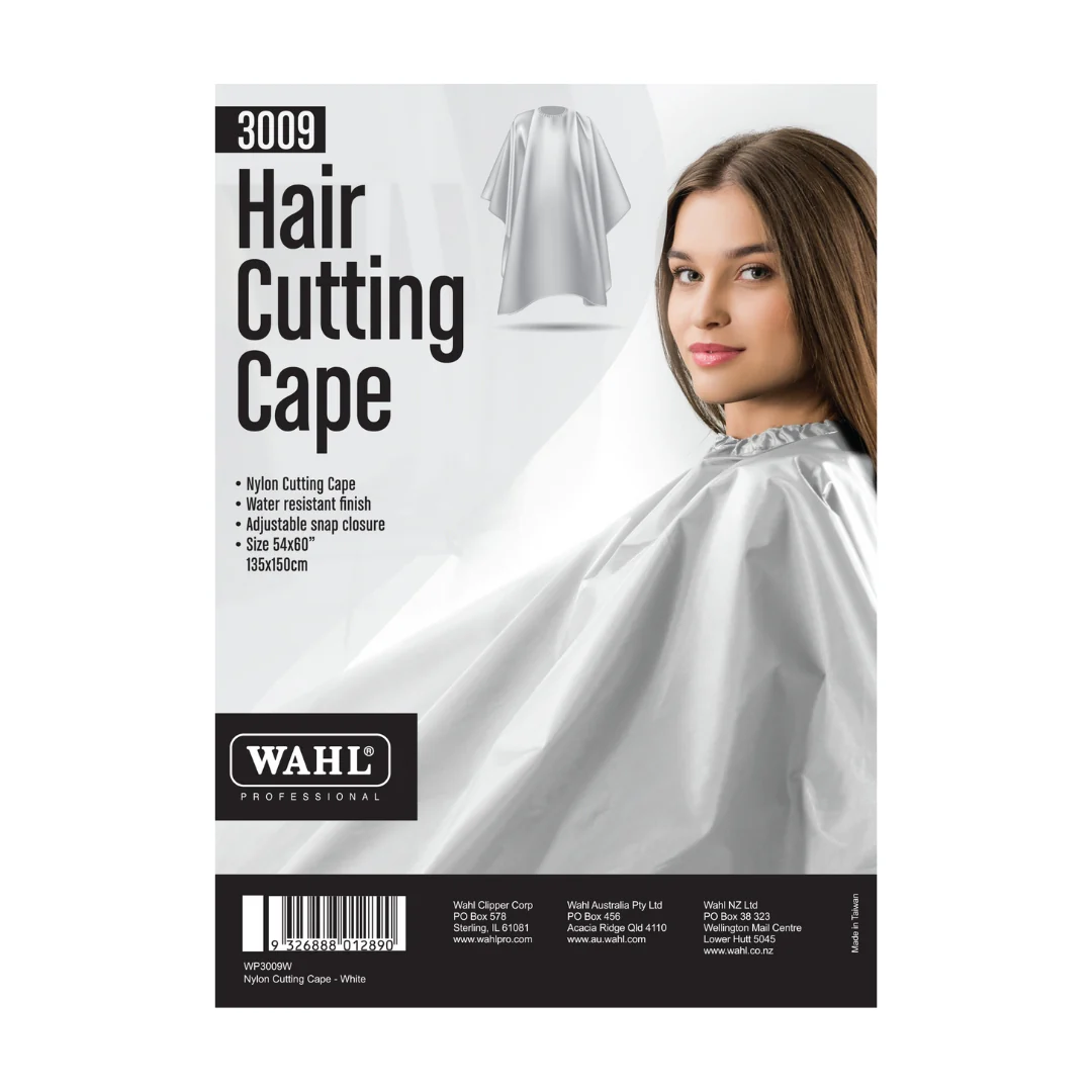 Wahl Nylon Cape – White - Image 3