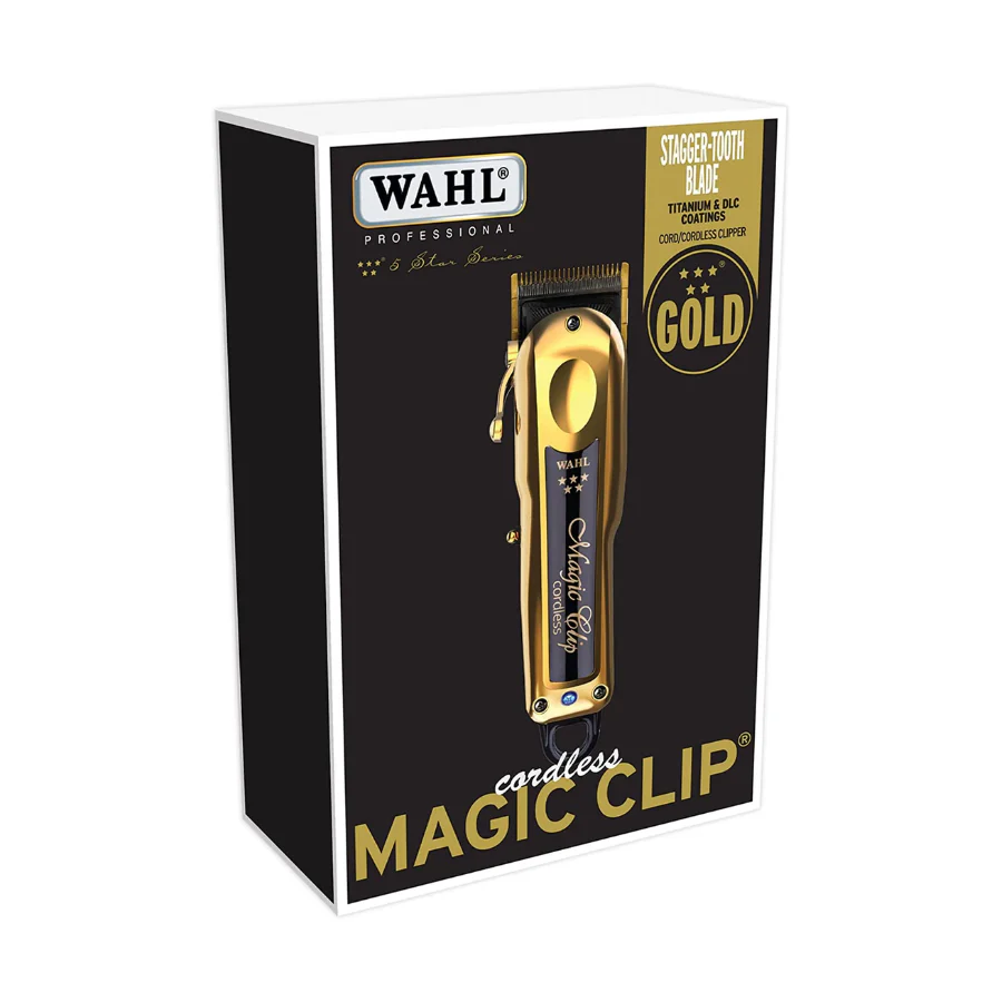 Wahl Professional 5 Star Cordless Gold Magic Clipper - Image 6
