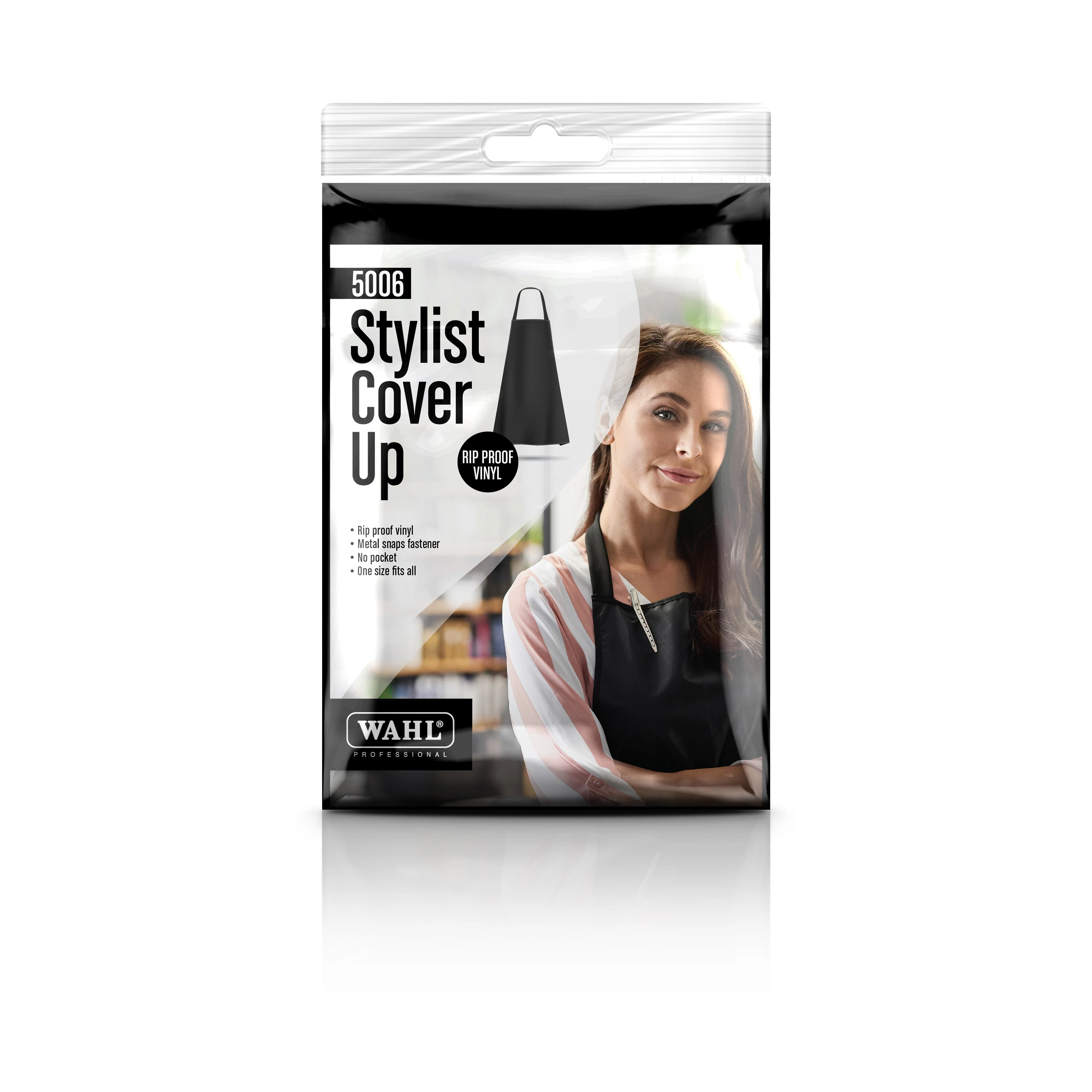 Wahl Vinyl Stylist Cover Up - Black - Image 2