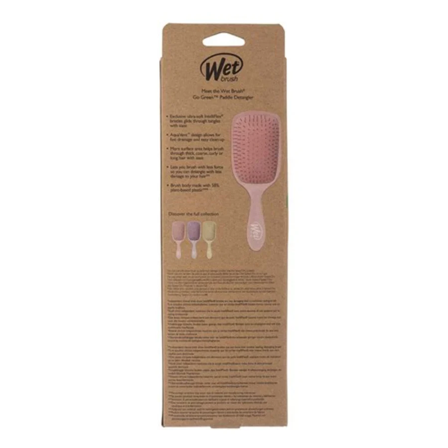 WetBrush Go Green Paddle Detangler - Pink - Image 4