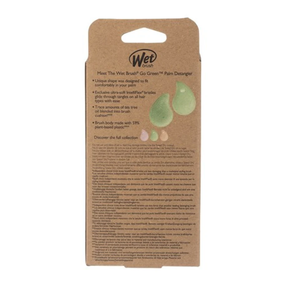 WetBrush Go Green Palm Detangler - Green - Image 4